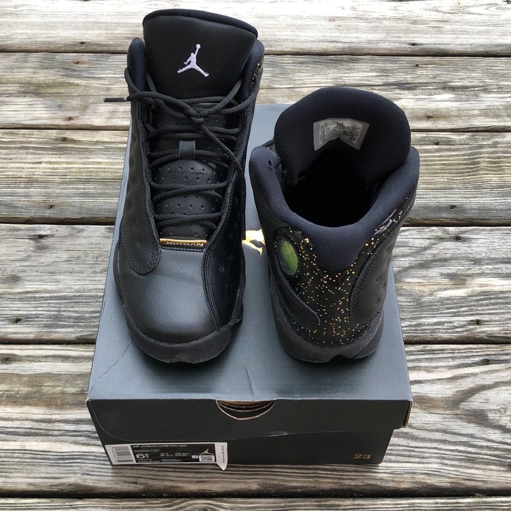 Nike Air Jordan 13 Retro (GS) “Gold Glitter”Youth 6.5 / Wmn's 8 LIKE NEW